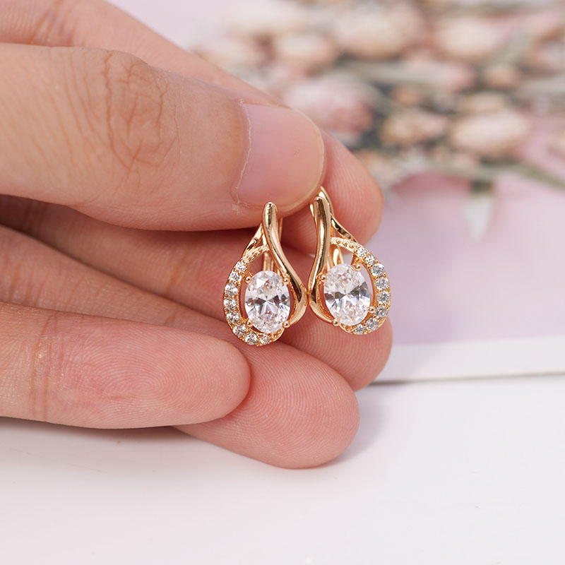 Nick'S Jewelry & Watches Reviews - AAA+ Anting Hoop Zirkon untuk Wanita