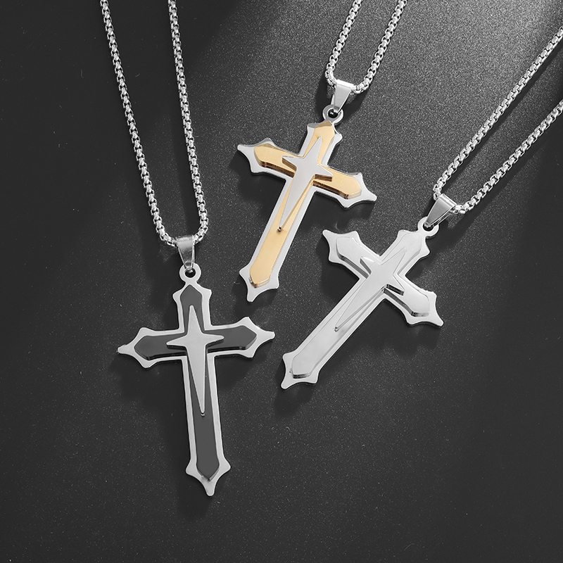 Al Ain Jewelry & Watches Exhibition 2025 - Kalung liontin salib bintang runcing empat