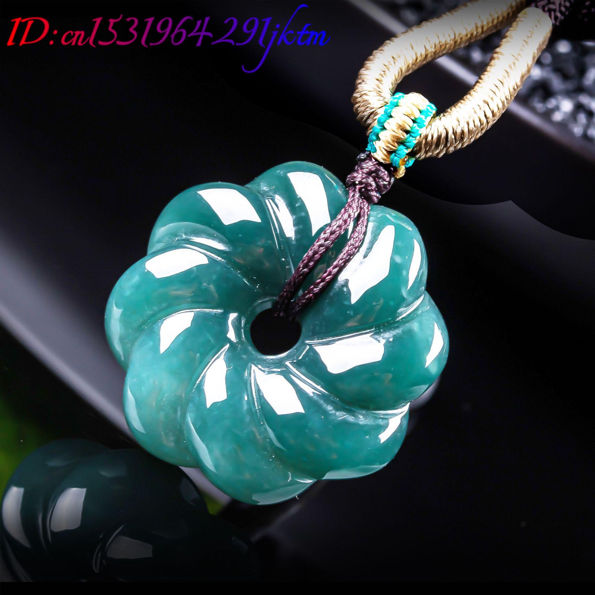 Kalung Liontin Bunga Giok Burm - Jewelry & Watches Company ulasan dan harga