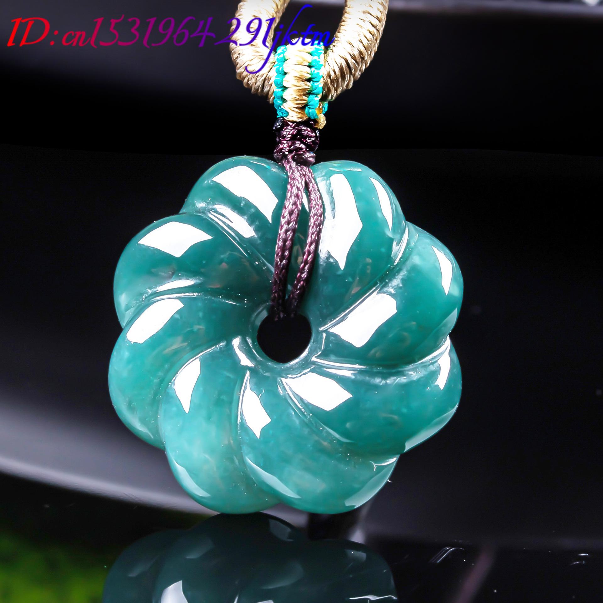 Kalung Liontin Bunga Giok Burm - Jewelry & Watches Company ulasan dan harga