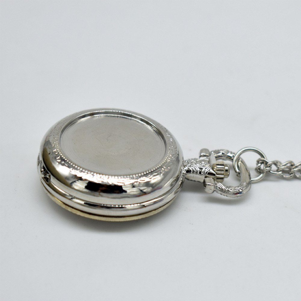 Kalung Liontin Jam Saku Logam  - Vintage Pocket Watch ulasan dan harga