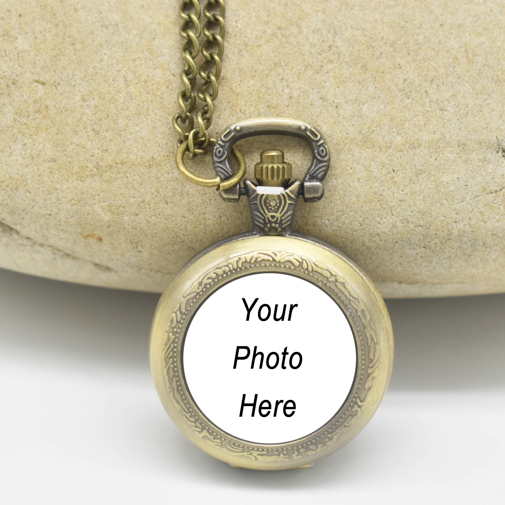 Kalung Liontin Jam Saku Logam  - Vintage Pocket Watch ulasan dan harga