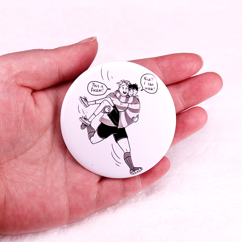 Heartstopper Pin tombol Pinbac - Nick'S Jewelry & Watches Reviews ulasan dan harga