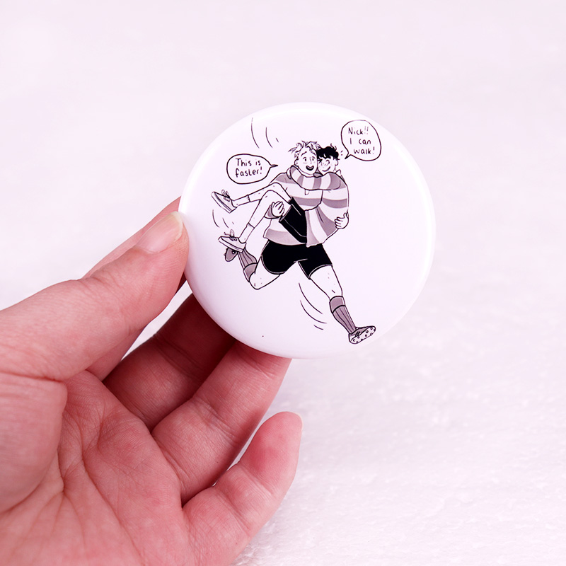 Heartstopper Pin tombol Pinbac - Nick'S Jewelry & Watches Reviews ulasan dan harga