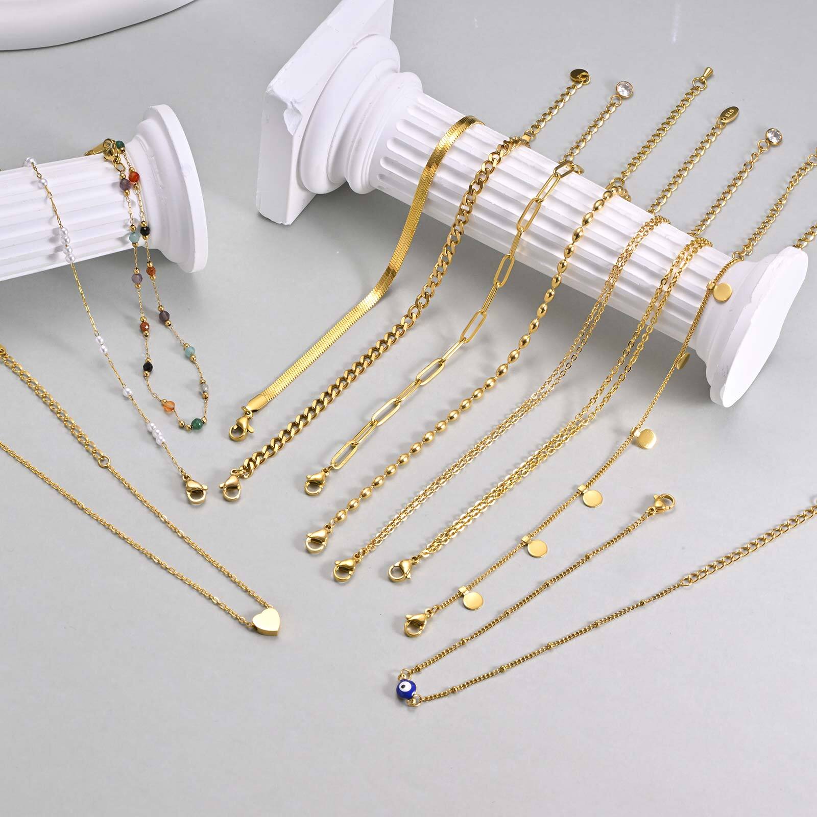 Gelang Kaki Berlapis Emas untu - Jc Jewelry & Watches ulasan dan harga