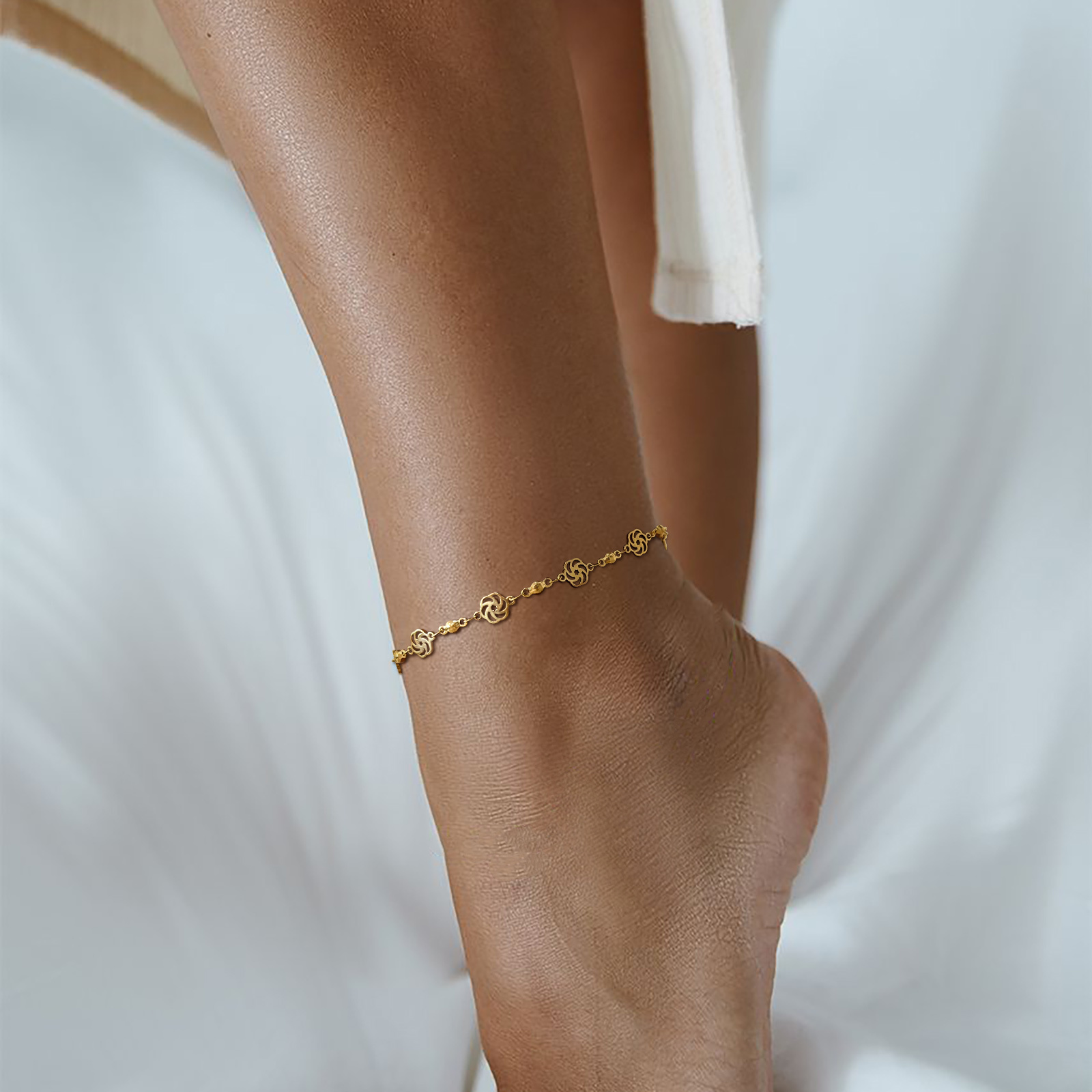 Gelang kaki mawar berongga can - Jc Jewelry & Watches ulasan dan harga