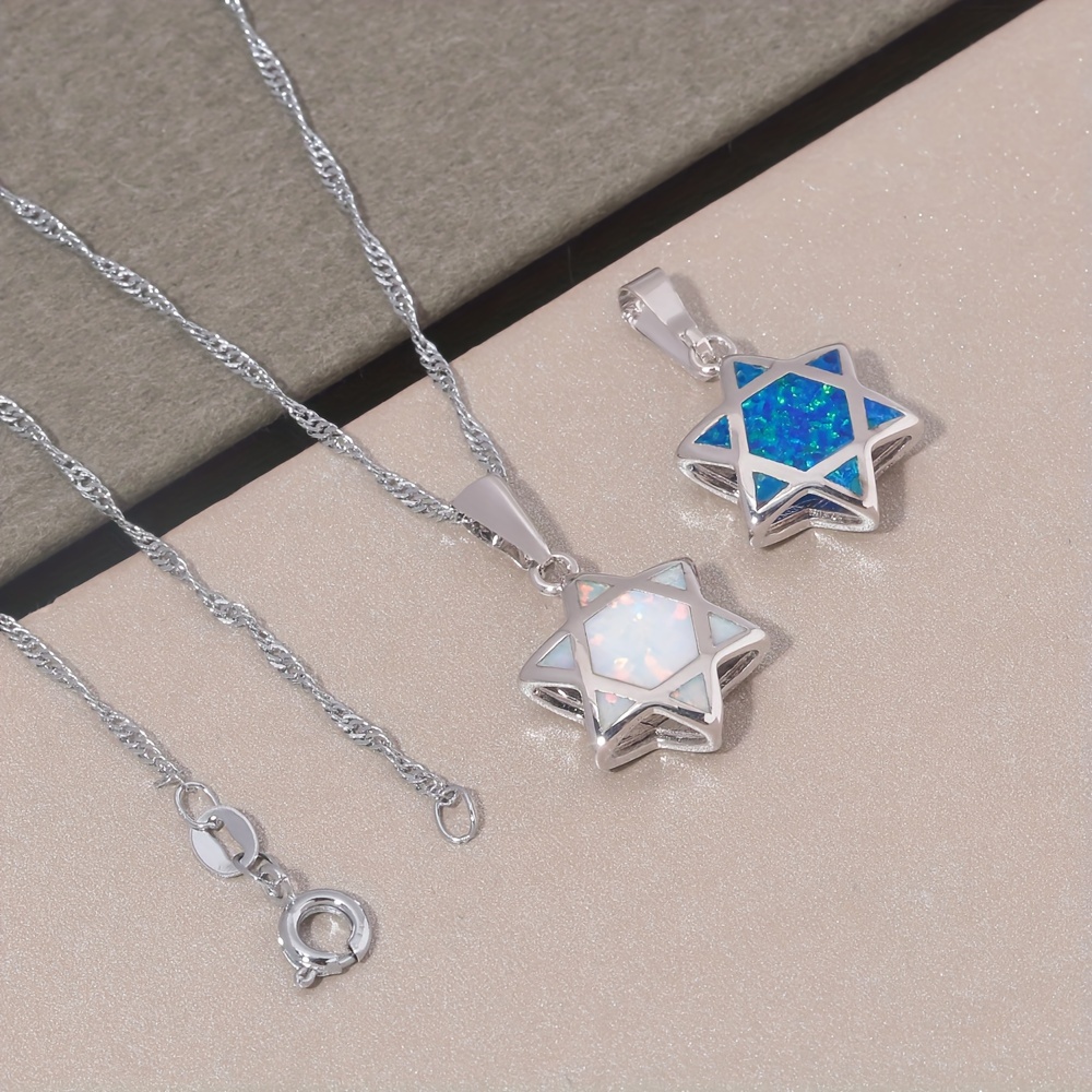 Kalung Liontin Opal Bintang Da - Jewelry & Watches Company ulasan dan harga