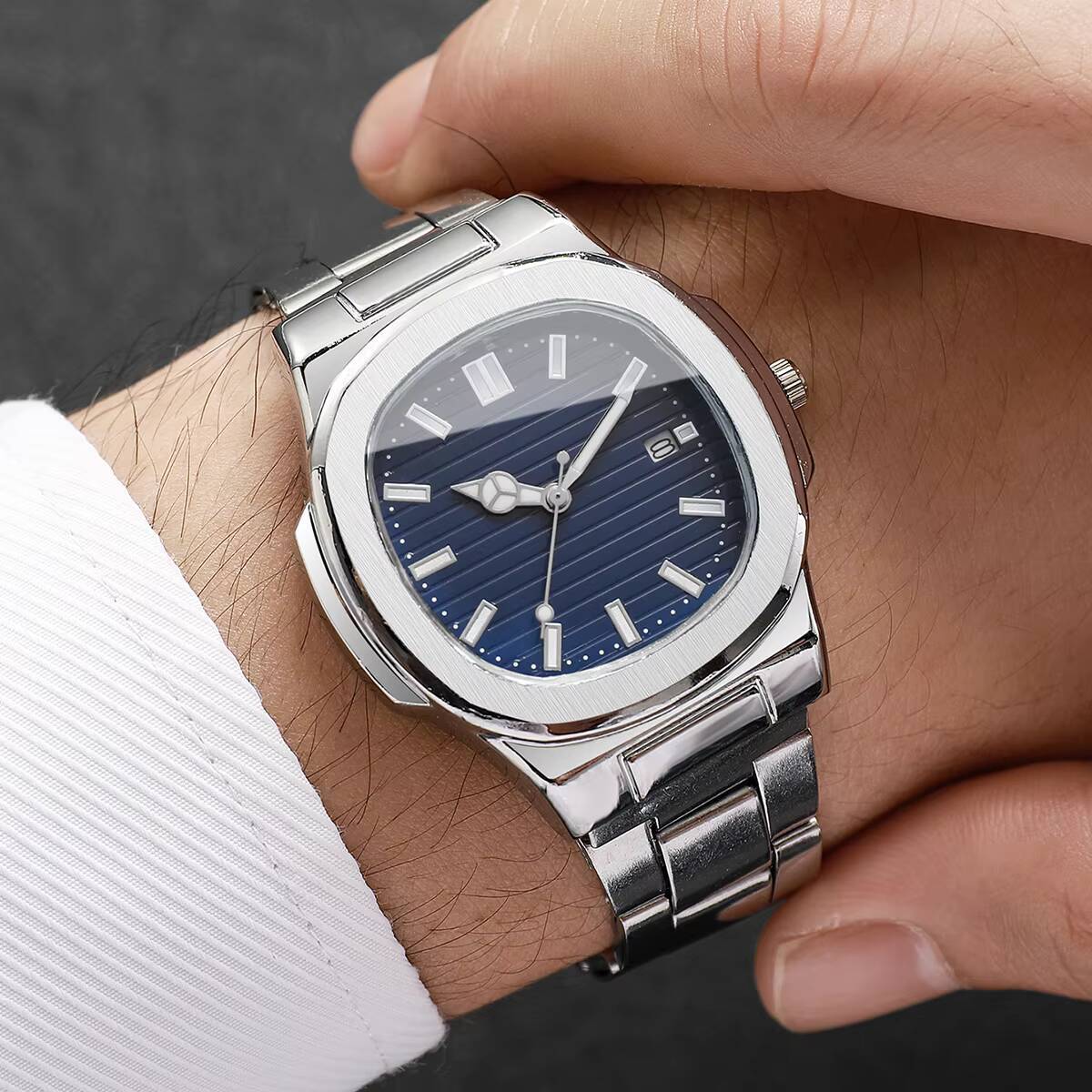 Jam Tangan Bisnis Pria Fashion - Patek Philippe Watch Nautilus ulasan dan harga